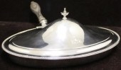 GEORGIAN SILVER COVERED CHEESE