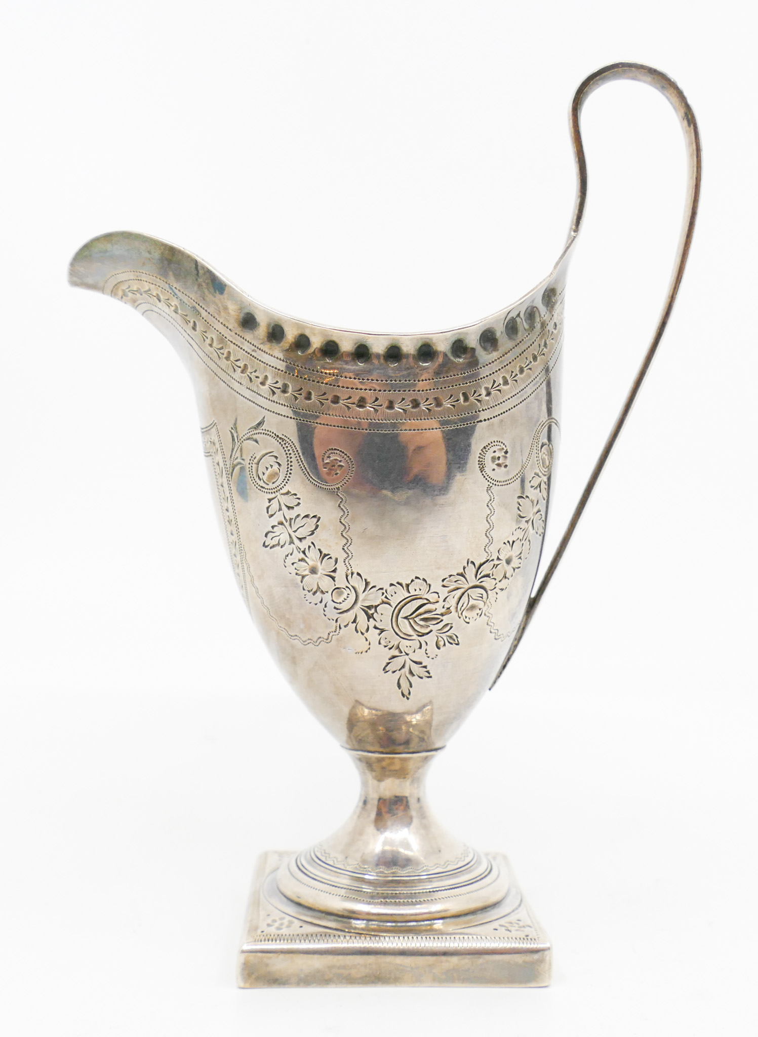 Georgian Silver Decorated Creamer