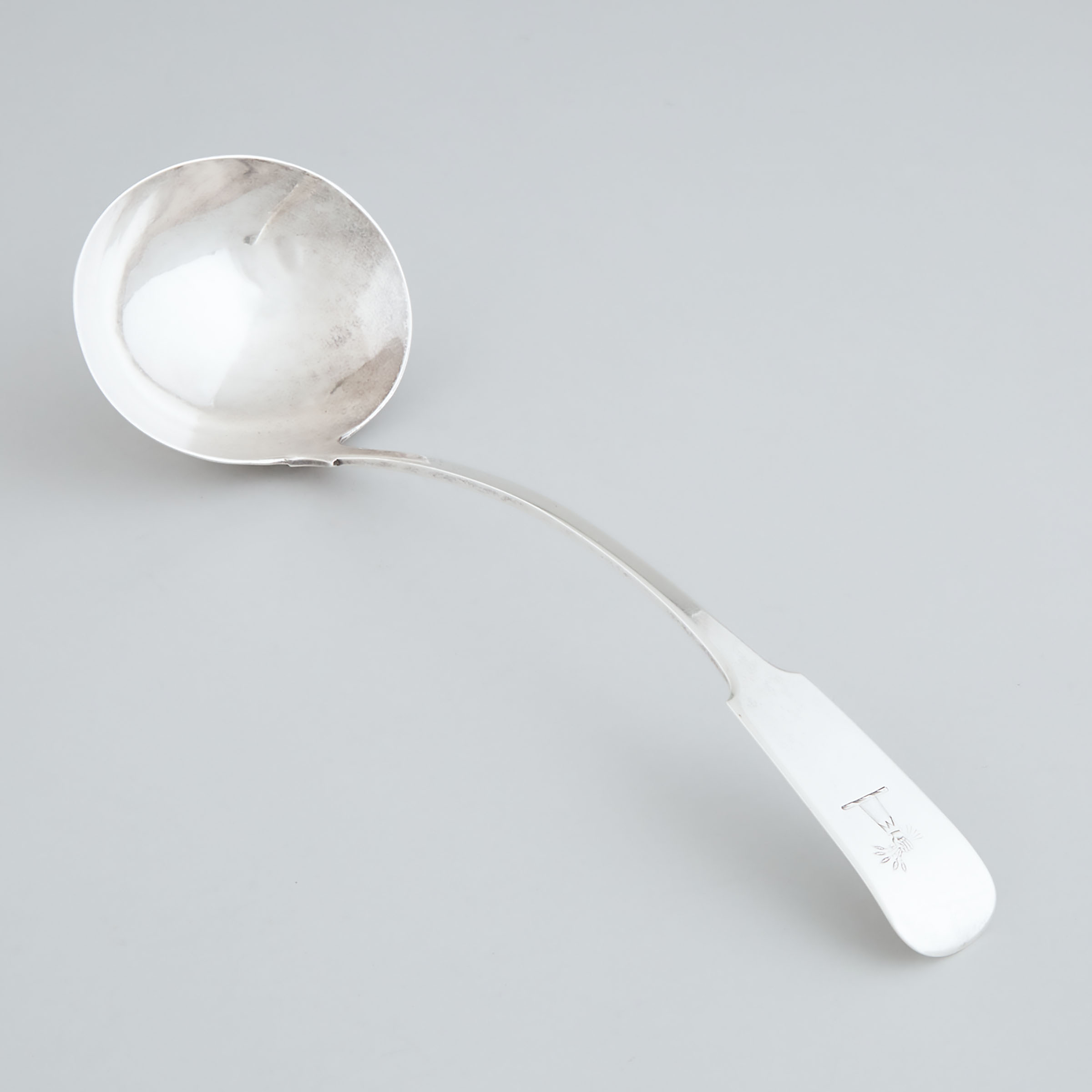Georgian Silver Fiddle Pattern Soup