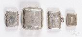 GEORGIAN SILVER GILT VINAIGRET