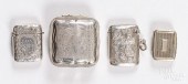 GEORGIAN SILVER GILT VINAIGRET
