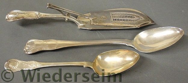 Georgian silver "King's" pattern