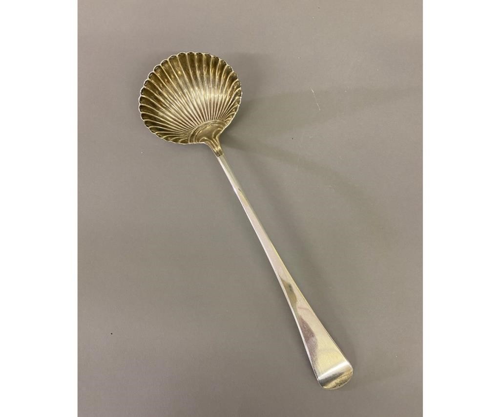 Georgian silver ladle,