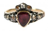 GEORGIAN SILVER OVER GOLD GEMS