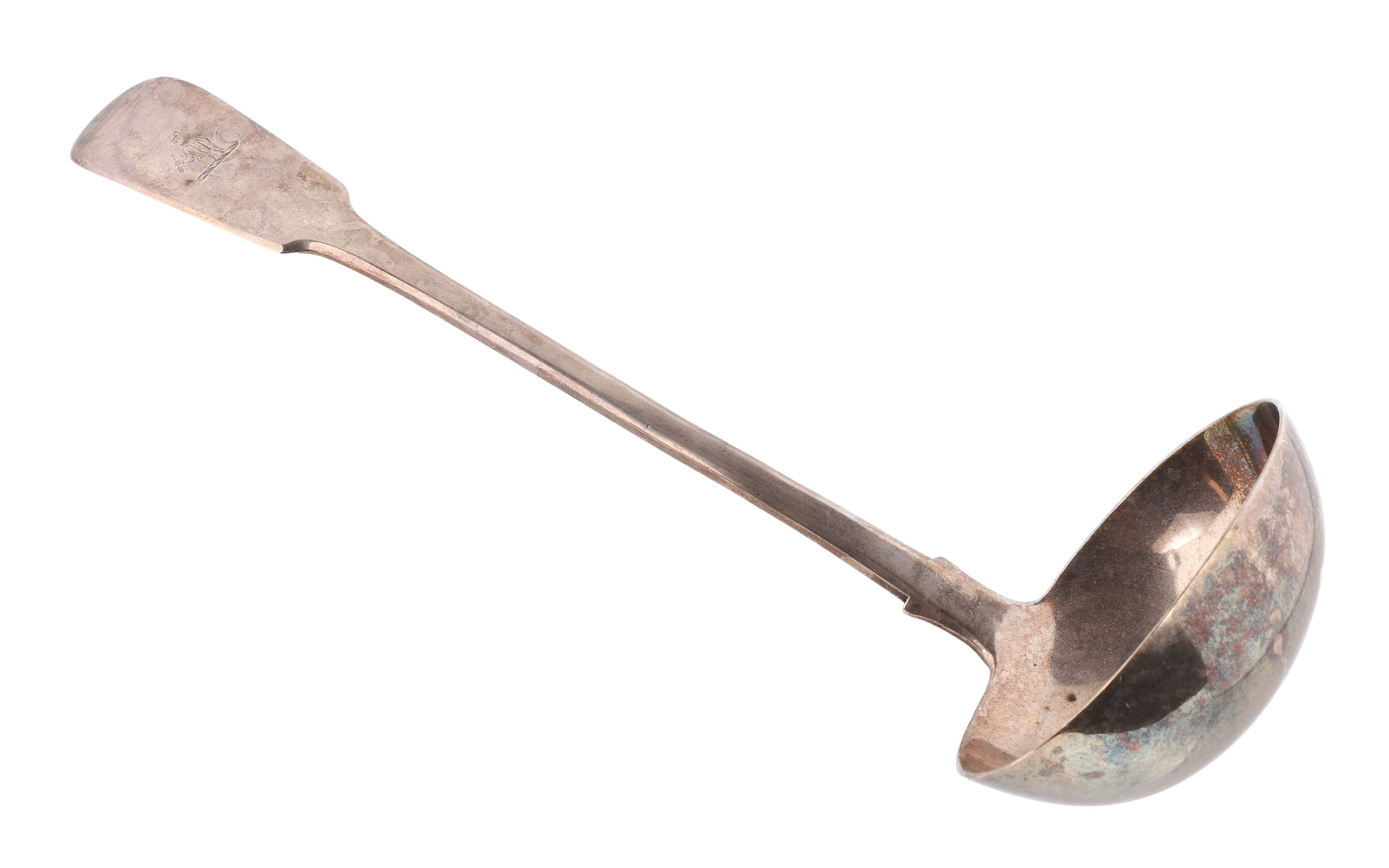 Georgian Silver Punch Ladle,