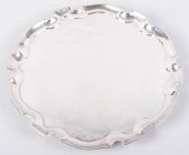 GEORGIAN SILVER SALVER, LONDON