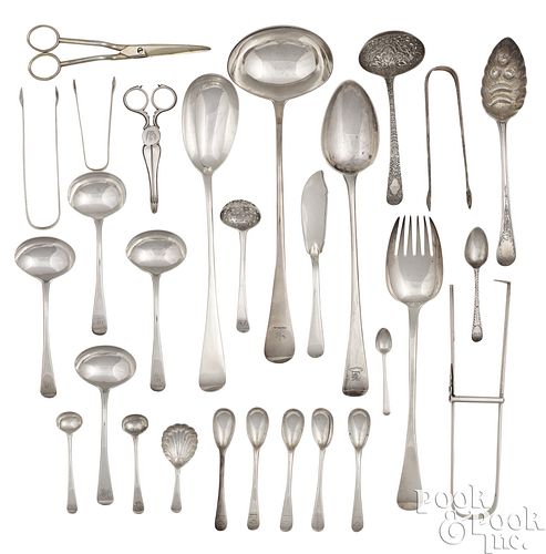 GEORGIAN SILVER SERVING