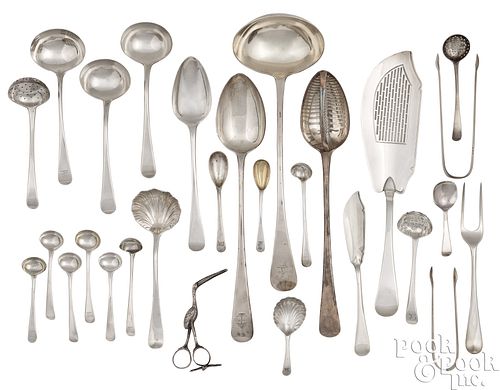 GEORGIAN SILVER SERVING