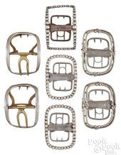GEORGIAN SILVER SHOE BUCKLES<b