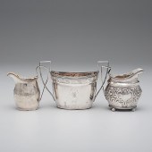 Georgian Sterling Creamers Plu