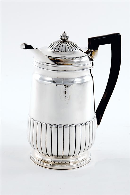 Georgian sterling hot milk jug
