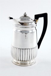 Georgian sterling hot milk jug