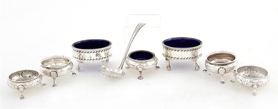 Georgian sterling salt cellars