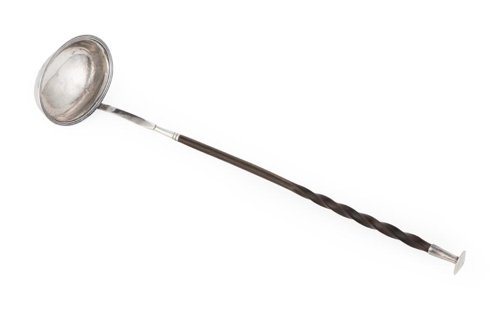 GEORGIAN STERLING SILVER AND BALEEN