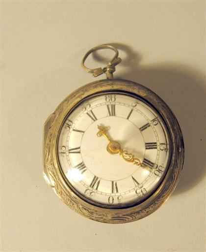 Georgian sterling silver and gilt