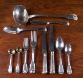 GEORGIAN STERLING SILVER ASSEM