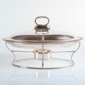 GEORGIAN STERLING SILVER CHAFI