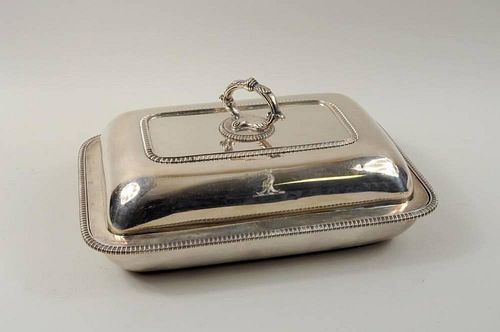 GEORGIAN STERLING SILVER COVERED