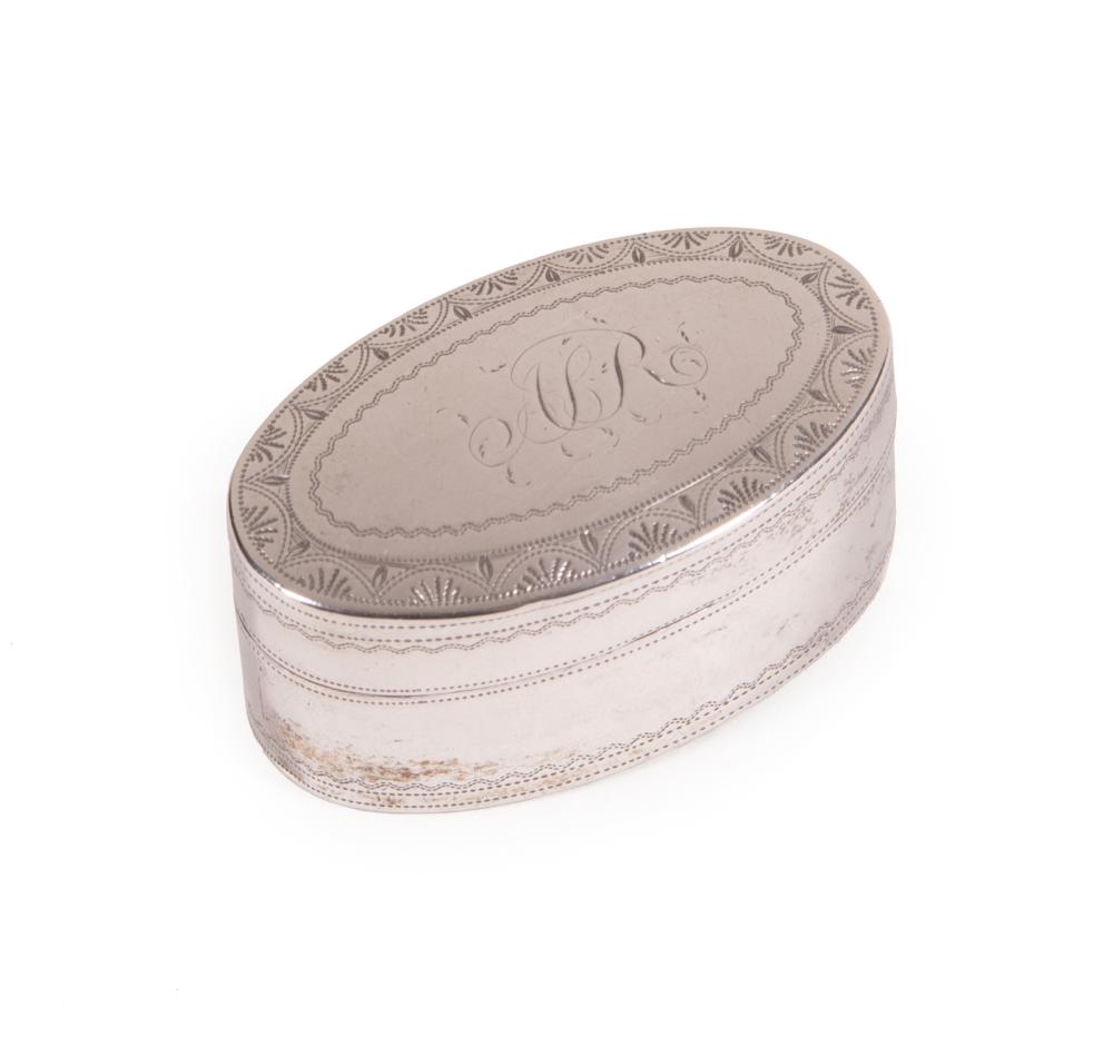 GEORGIAN STERLING SILVER NUTMEG