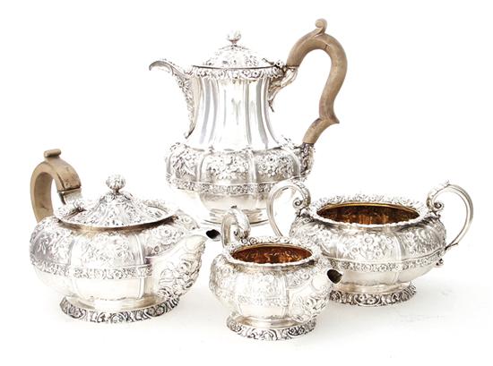 Georgian sterling tea and coffee