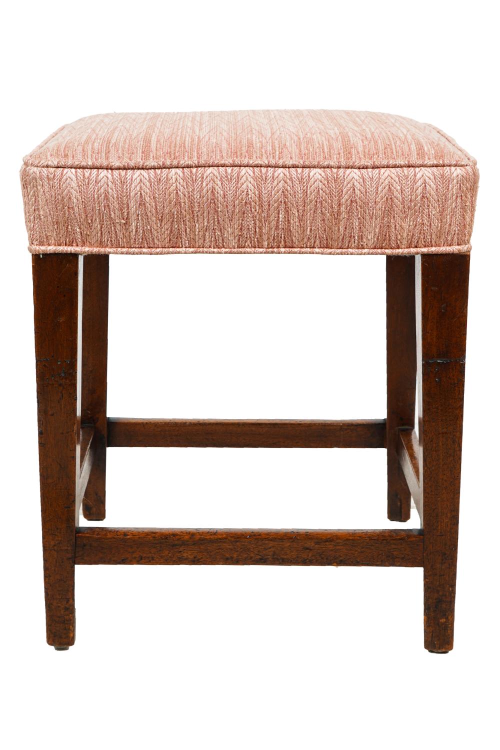 GEORGIAN STOOLwith square tapered