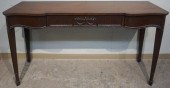 GEORGIAN STYLE BANDED MAHOGANY