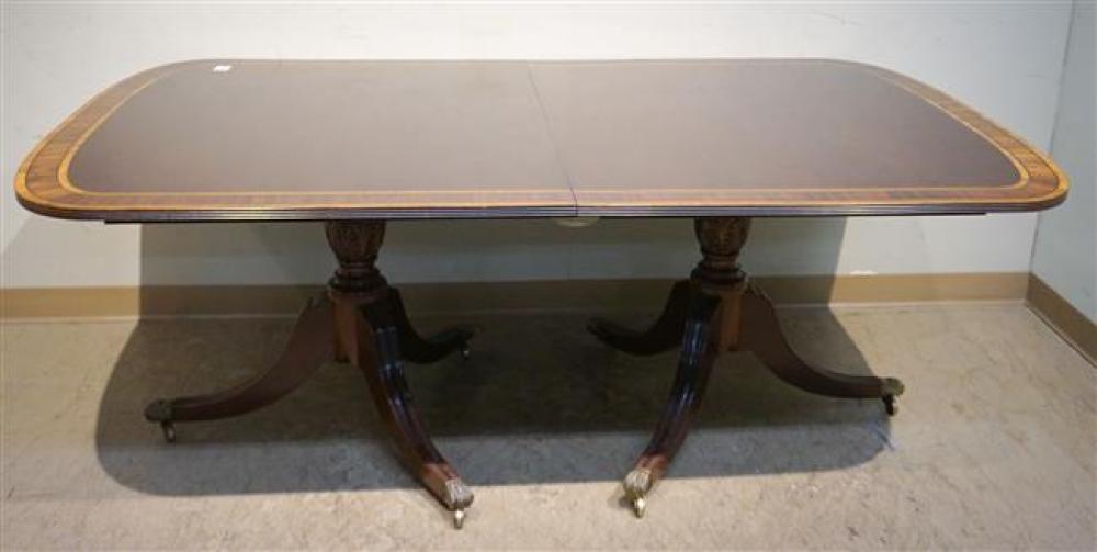GEORGIAN STYLE BANDED MAHOGANY