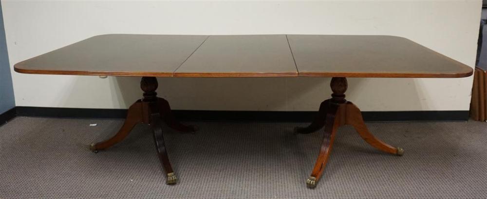 GEORGIAN STYLE BANDED MAHOGANY