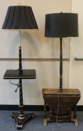 GEORGIAN STYLE BLACK JAPANNED
