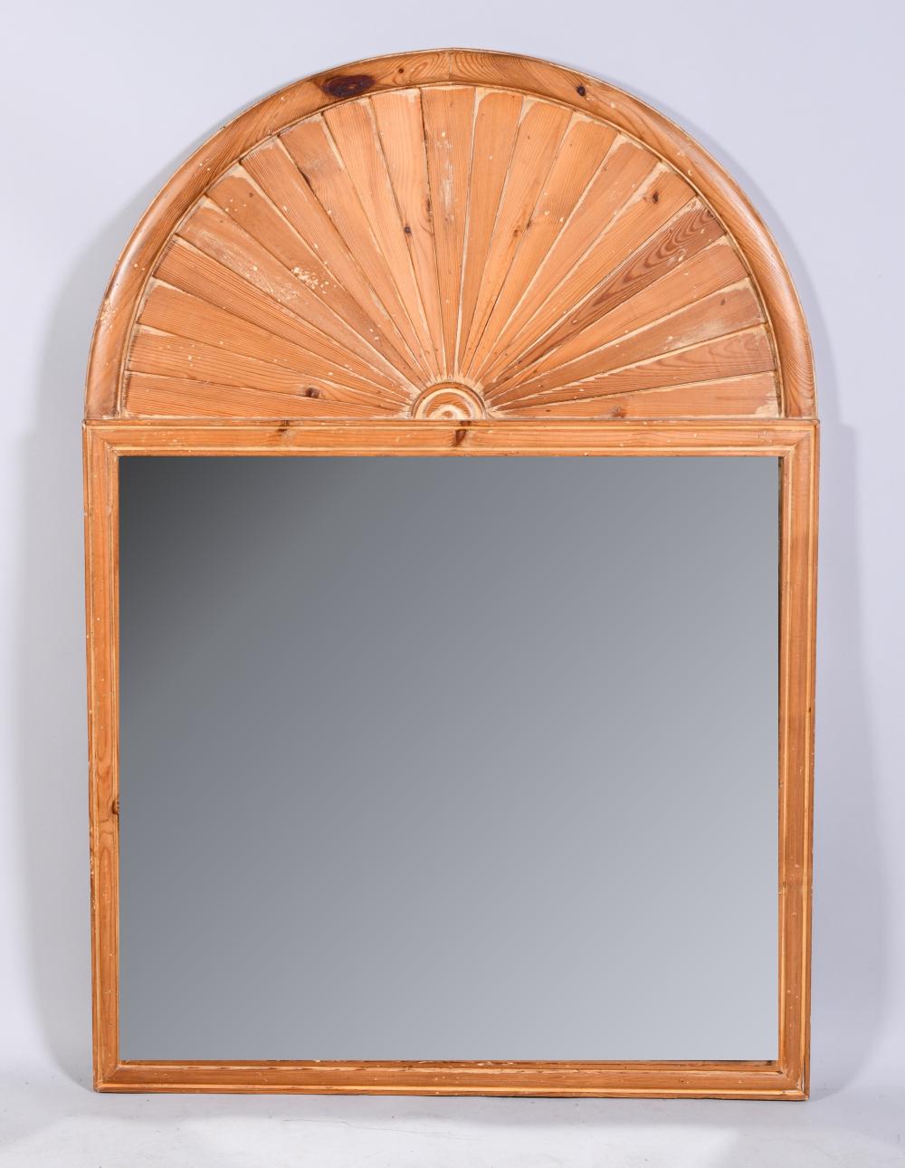 GEORGIAN STYLE BLEACHED PINE MIRROR