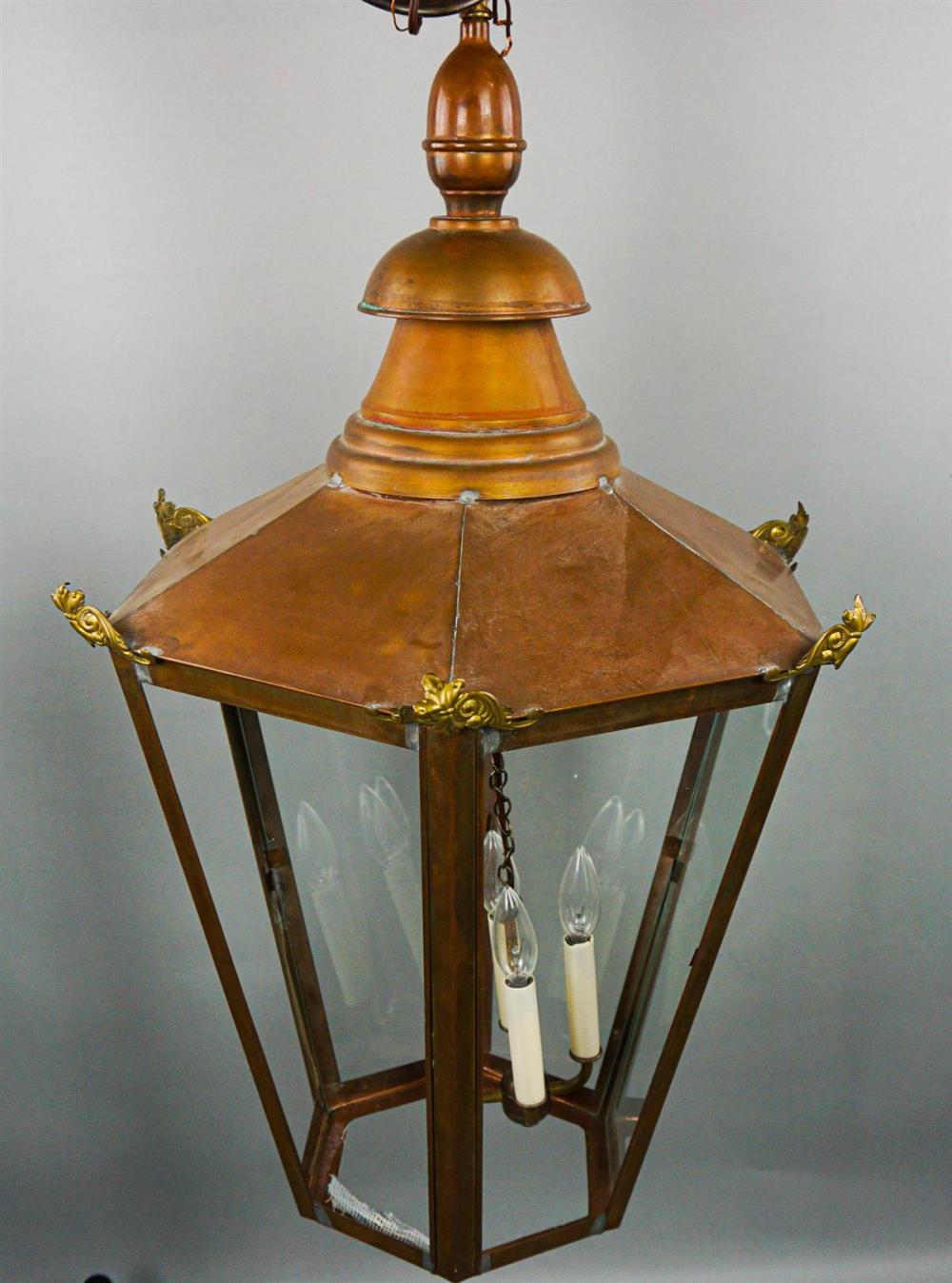 GEORGIAN STYLE BRASS AND COPPER