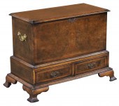 GEORGIAN STYLE BURL WALNUT BLA