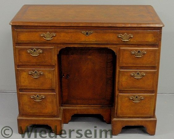 Georgian style burl wood
