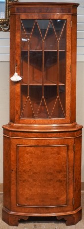GEORGIAN STYLE BURLWOOD CORNER