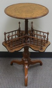 GEORGIAN STYLE BURLWOOD DUMBWA