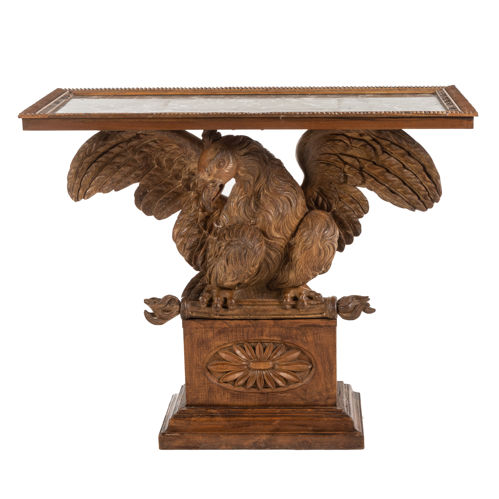 GEORGIAN STYLE CARVED EAGLE CONSOLE