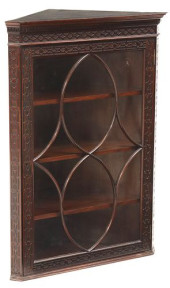 GEORGIAN STYLE CARVED MAHOGANY
