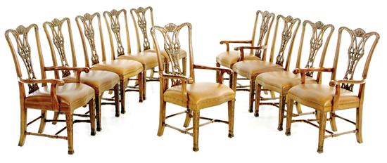 Georgian style carved mahogany