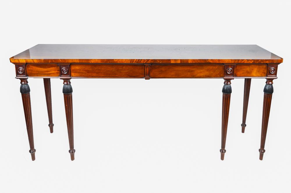 GEORGIAN STYLE CARVED MAHOGANY
