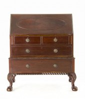 Georgian style carved mahogany