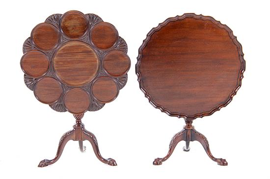 Georgian style carved mahogany
