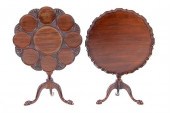 Georgian style carved mahogany