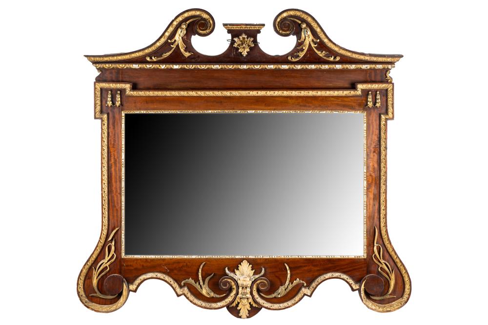 GEORGIAN STYLE GILT MAHOGANY