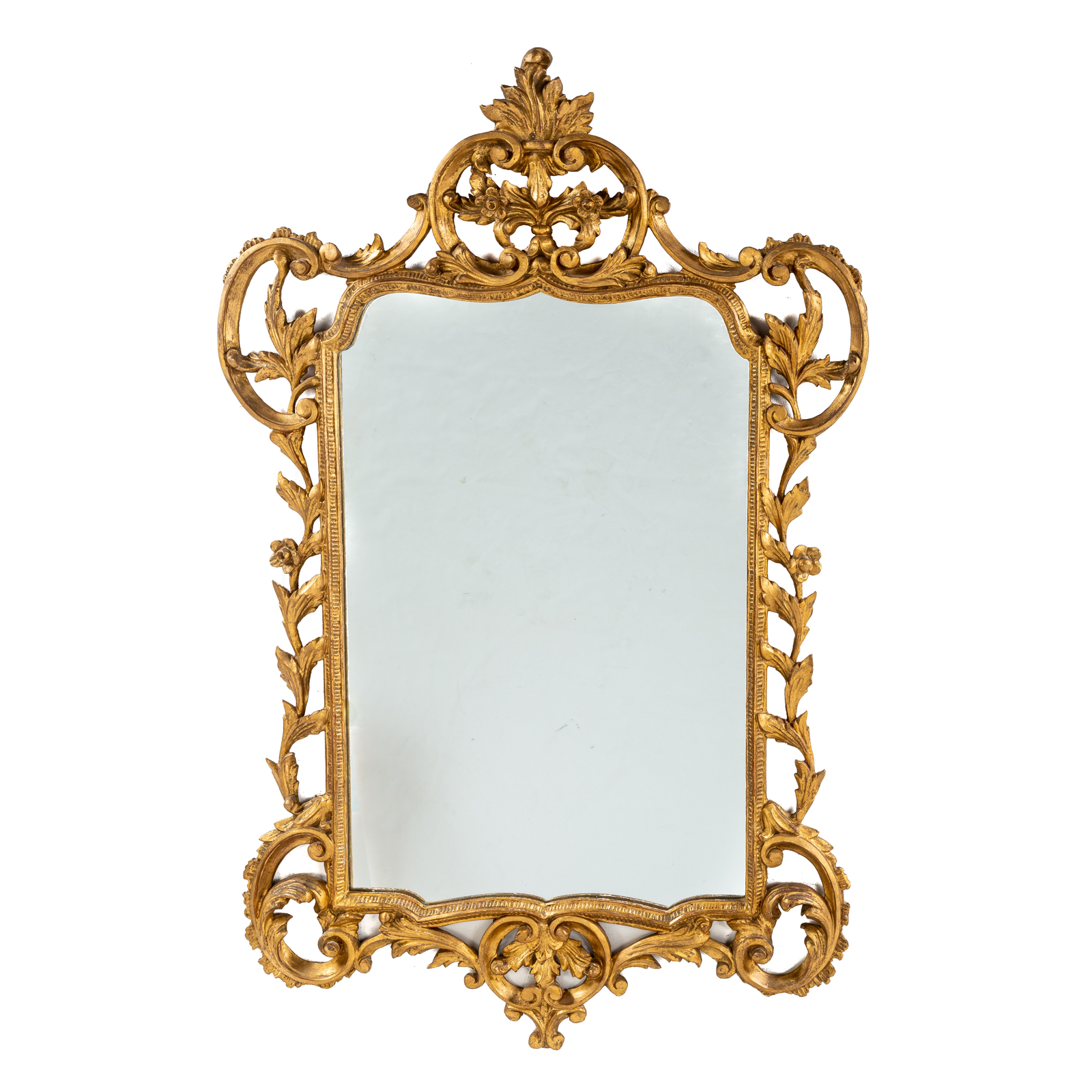 GEORGIAN STYLE GILTWOOD MIRROR Well