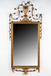 GEORGIAN STYLE GILTWOOD MIRROR