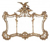 Georgian style giltwood overma