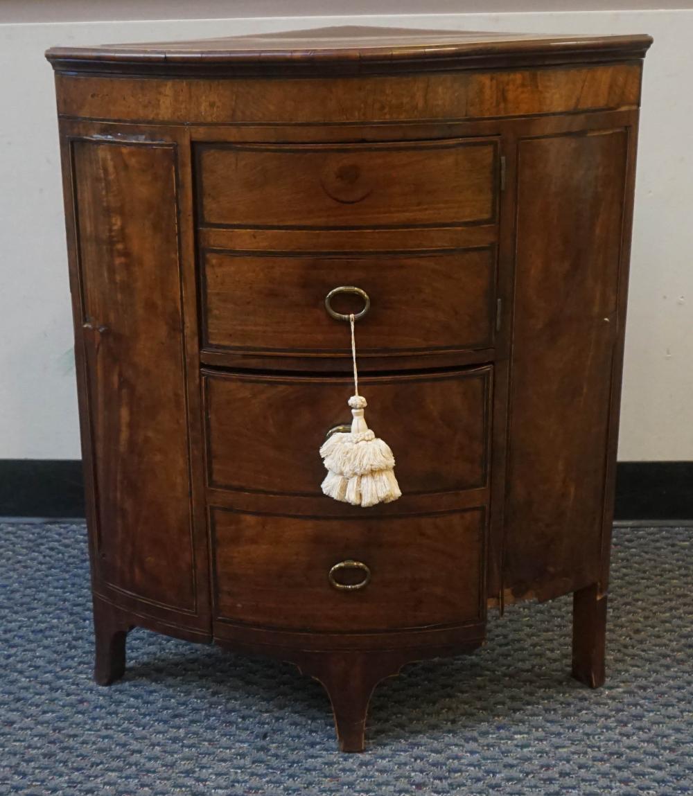 GEORGIAN STYLE INLAID BURLWOOD