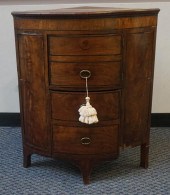 GEORGIAN STYLE INLAID BURLWOOD