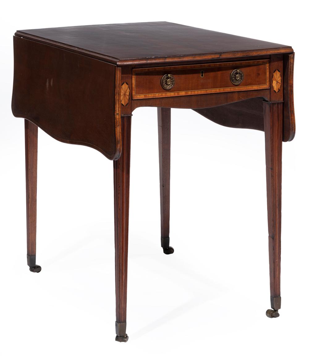 GEORGIAN-STYLE INLAID MAHOGANY