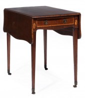 GEORGIAN-STYLE INLAID MAHOGANY
